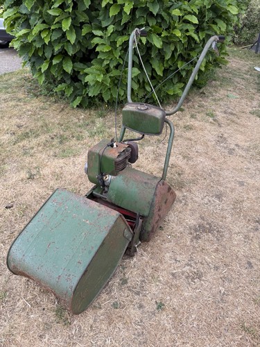 Vintage cylinder lawn mower - vintage,