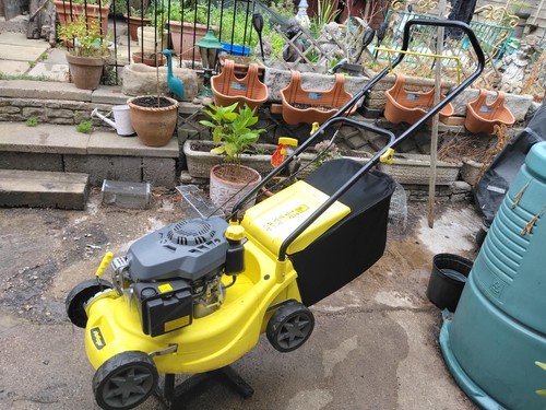 Challenge petrol lawnmower - challenge,